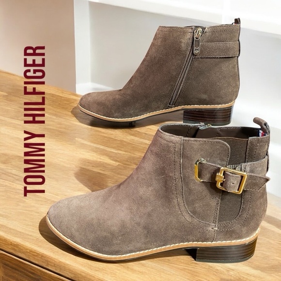 Tommy Hilfiger “terez” size 7.5 zip ankle bootie, beautiful chocolate brown NWOB - Picture 8 of 15